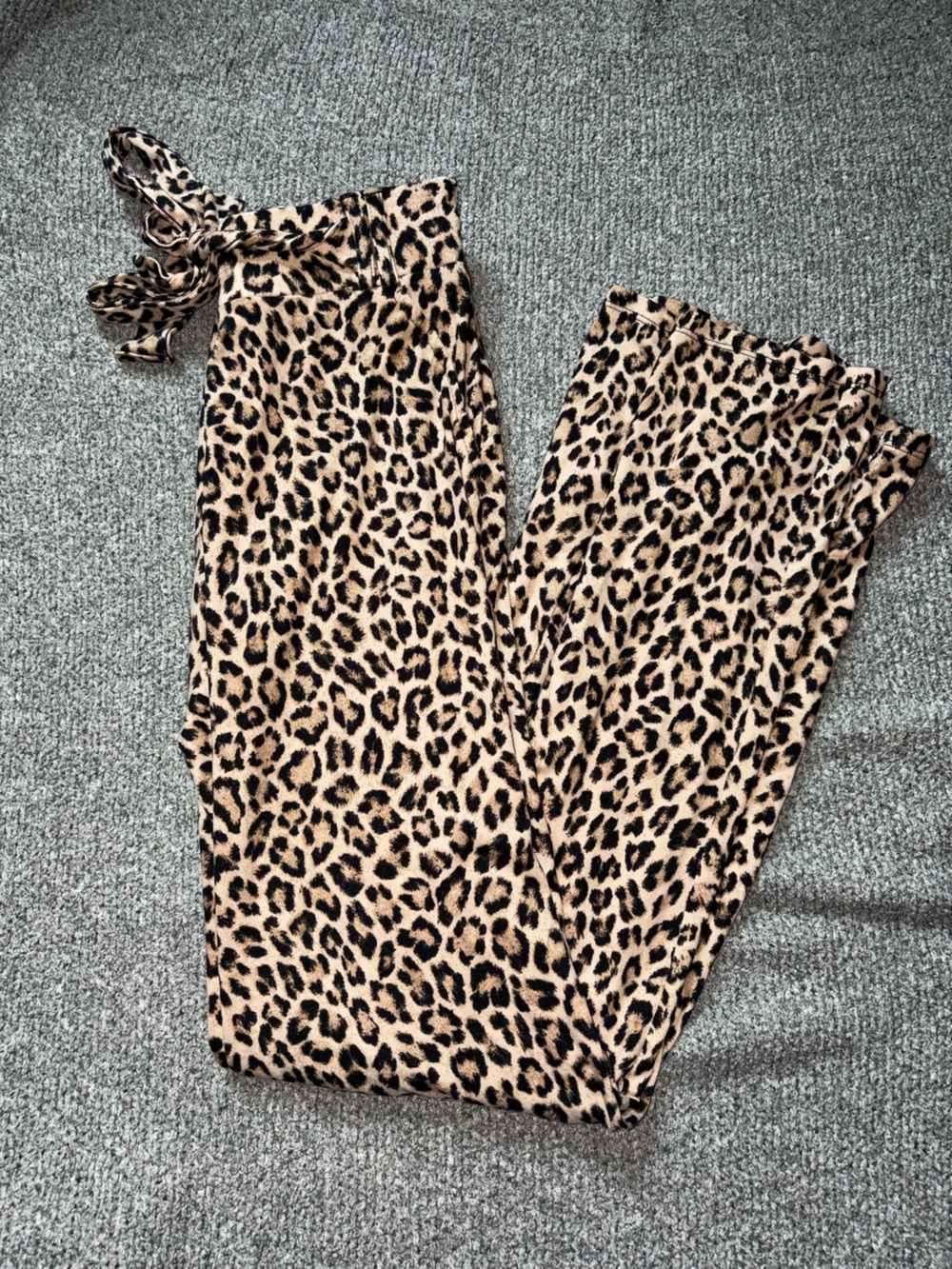 Joe B Leopard Print Straight-Leg Pants - Tan & Black